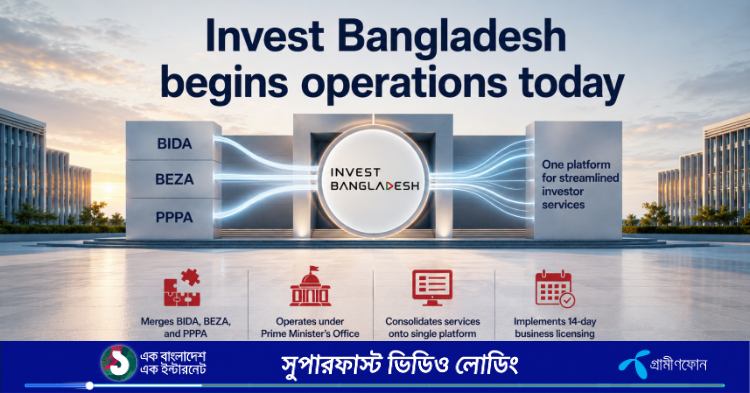 Invest Bangladesh begins operations, merging three investment bodies